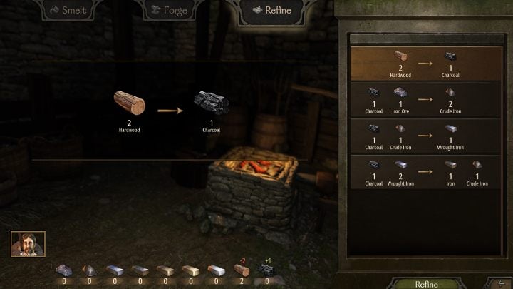 Then transform it into Charcoal. - Mount and Blade 2 Bannerlord: How to get charcoal? - FAQ - Mount and Blade 2 Bannerlord Guide