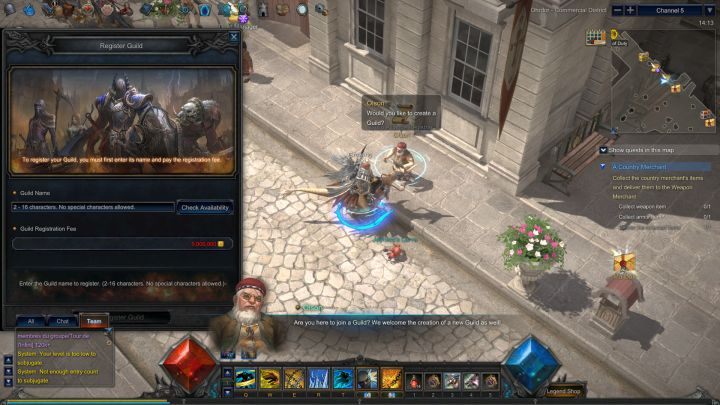 You can create your own guild but this process is very expensive. - Guild - How to create a guild in MU Legend? - Gameplay mechanics - MU Legend Game Guide