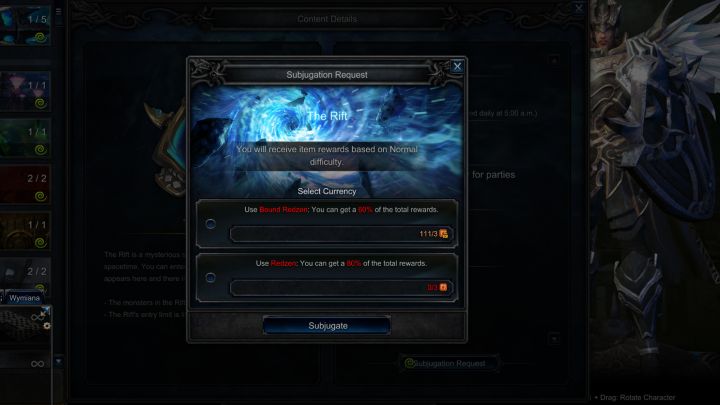 Redzen and Bound Redzen can be used for example to conquer the Rifts. - Currency available in MU Legend - Gameplay mechanics - MU Legend Game Guide