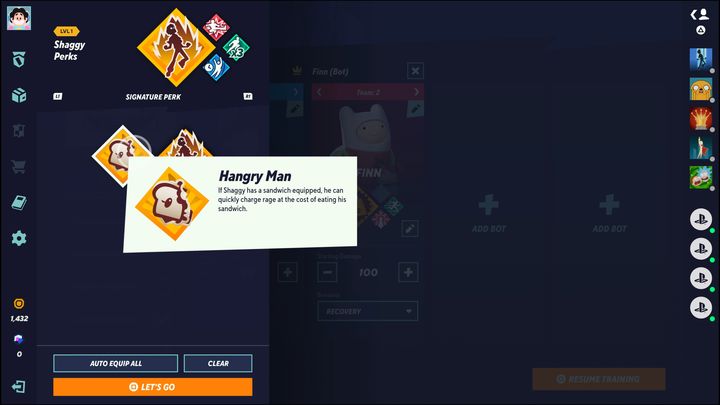 Shaggy has access to 2 Signature Perks - MultiVersus: Shaggy - how to play? - Bruiser - MultiVersus Guide