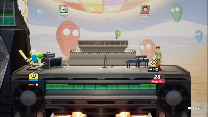 While in the air, you can use the bottom special attack to throw a gem and then teleport to it - MultiVersus: Finn - how to play? - Assassins - MultiVersus Guide