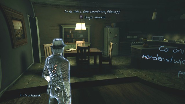 In the bottom left corner there is the information how many clues you have discovered so far. - Chapter 1 - Loud Parties - Side cases - Murdered: Soul Suspect - Game Guide and Walkthrough