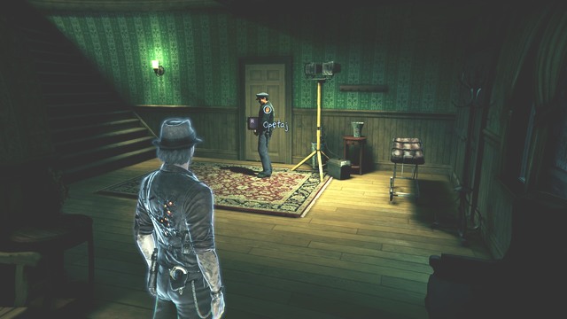 The police officer cannot see you. - Chapter 7 - Murders at the Church - Main investigations - Murdered: Soul Suspect - Game Guide and Walkthrough