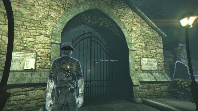 It is this cemetery that Ronans love is buried. - Chapter 4 - Small cases - Side cases - Murdered: Soul Suspect - Game Guide and Walkthrough