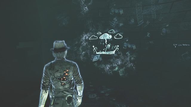 Close to the message, there also are disused tracks. - Chapter 4 - Small cases - Side cases - Murdered: Soul Suspect - Game Guide and Walkthrough