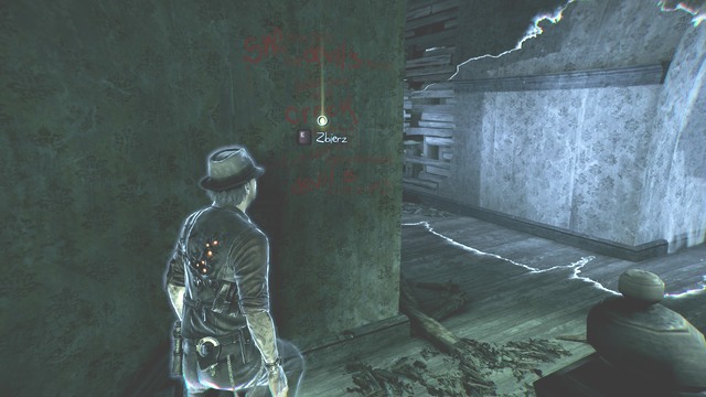 On the wall, there is a poem. - Chapter 8 - Small cases - Side cases - Murdered: Soul Suspect - Game Guide and Walkthrough