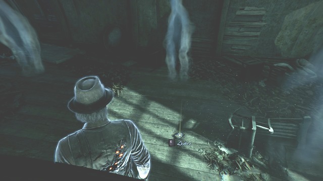 You will find the last note for the case, on the floor. - Chapter 8 - Small cases - Side cases - Murdered: Soul Suspect - Game Guide and Walkthrough