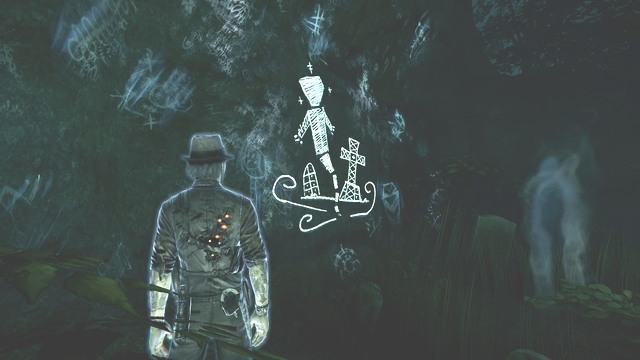 This message is supposed to communicate something to you. - Chapter 4 - My Life (4) - Collectibles - Murdered: Soul Suspect - Game Guide and Walkthrough