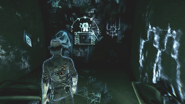 This message can be found at the Police Stations prison. - Chapter 3 - Small cases - Side cases - Murdered: Soul Suspect - Game Guide and Walkthrough