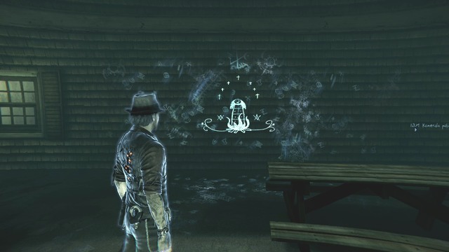 You can see flames on the drawing. - Chapter 2 - Ghost Girls Messages Part 2 - Collectibles - Murdered: Soul Suspect - Game Guide and Walkthrough