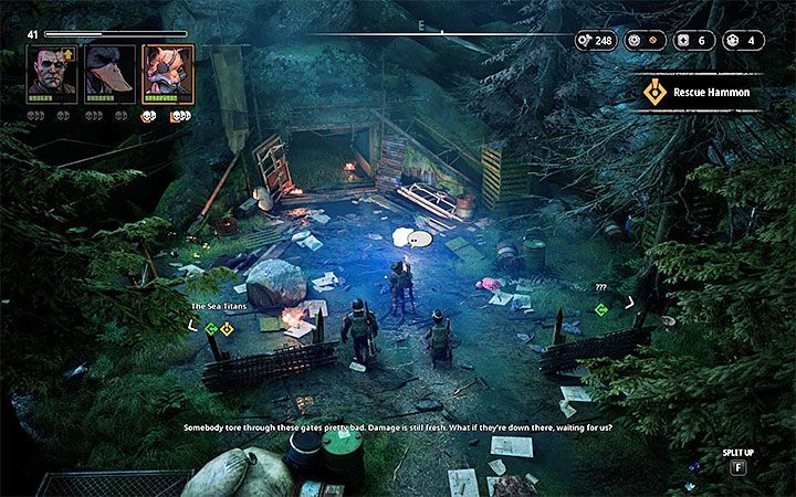 The area outside of the bunker does not contain any opponents, so you dont need to sneak - The Rot Warren | Mutant Year Zero Road to Eden World Atlas - World Atlas - Mutant Year Zero Road to Eden Guide