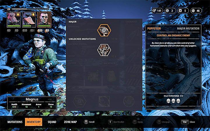 If you have more than one ability in the same category, you can change it - Are all abilities always active in Mutant Year Zero? - FAQ - Mutant Year Zero Road to Eden Guide