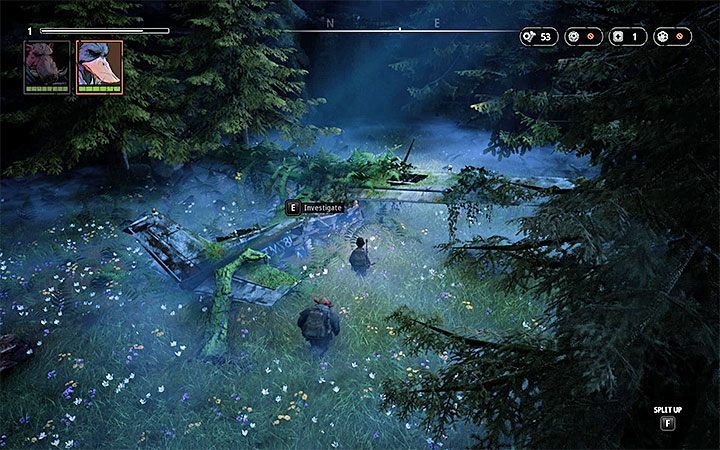 Enemies - Marauder (level 1), Butcher (level 1), Marauder (level 55), Tank (level 55) - The Metal Bird | Mutant Year Zero Road to Eden World Atlas - World Atlas - Mutant Year Zero Road to Eden Guide