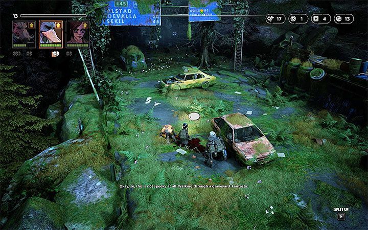 Enemies - Zone Dog (level 5), Butcher (level 10), Hunter (level 10), Shaman (level 10), Med-Bot (level 10), Marauder (level 10) - The High Road | Mutant Year Zero Road to Eden World Atlas - World Atlas - Mutant Year Zero Road to Eden Guide