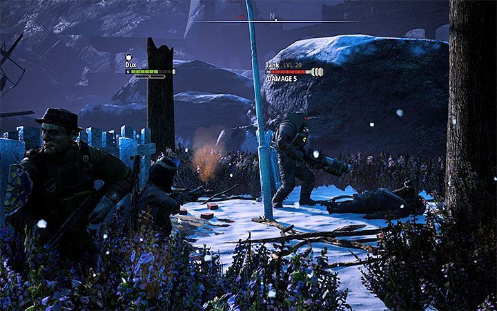 The biggest battle awaits you when you reach the main ruined building - Izza and Fala | Mutant Year Zero Road to Eden World Atlas - World Atlas - Mutant Year Zero Road to Eden Guide