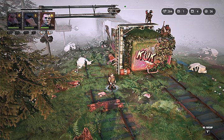 Defeating enemies from the railway station will not solve the problem, because at the end of the railway track there is a group of dogs, including a stronger individual - Mother Zone Dog - The Iron Serpent | Mutant Year Zero Road to Eden World Atlas - World Atlas - Mutant Year Zero Road to Eden Guide
