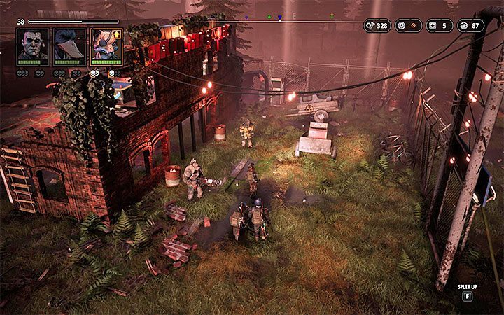 Enemies - Lux (level 35), Sect Pyro (level 35), Marauder (level 35), Butcher (level 35), Hunter (level 35), Tank (level 35) - The Castle of Light | Mutant Year Zero Road to Eden World Atlas - World Atlas - Mutant Year Zero Road to Eden Guide