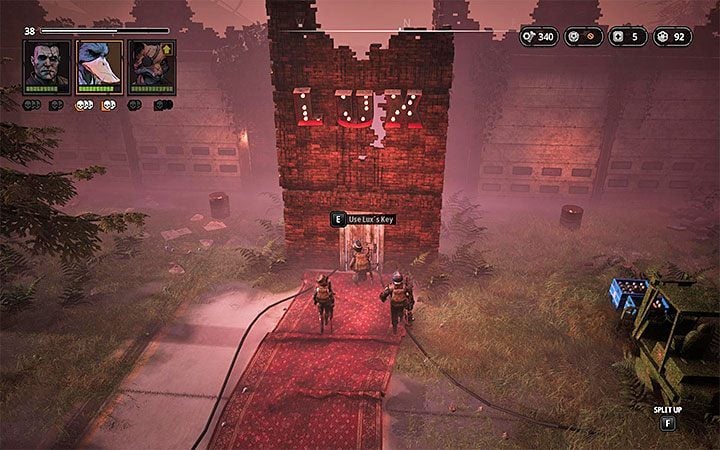 The optional task received from Lux can be completed in two ways that are mutually exclusive - The Castle of Light | Mutant Year Zero Road to Eden World Atlas - World Atlas - Mutant Year Zero Road to Eden Guide