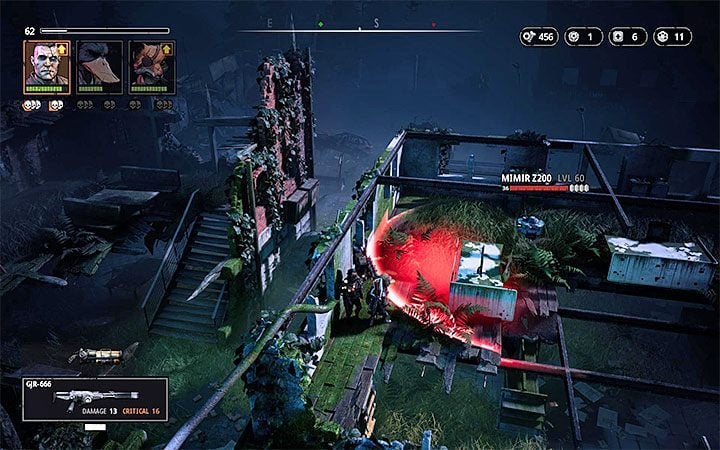 Soon after you start exploring the map, you should find the first note and run into the Mimir Z200 robot - Grave of the Ancients | Mutant Year Zero Road to Eden World Atlas - World Atlas - Mutant Year Zero Road to Eden Guide