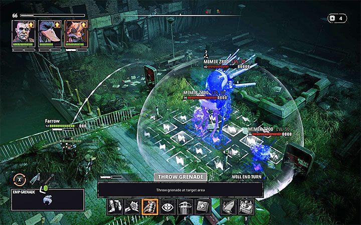 The new area is patrolled by a large Mimir Z800, which is accompanied by two Mimir Z200 - The Forbidden City | Mutant Year Zero Road to Eden World Atlas - World Atlas - Mutant Year Zero Road to Eden Guide