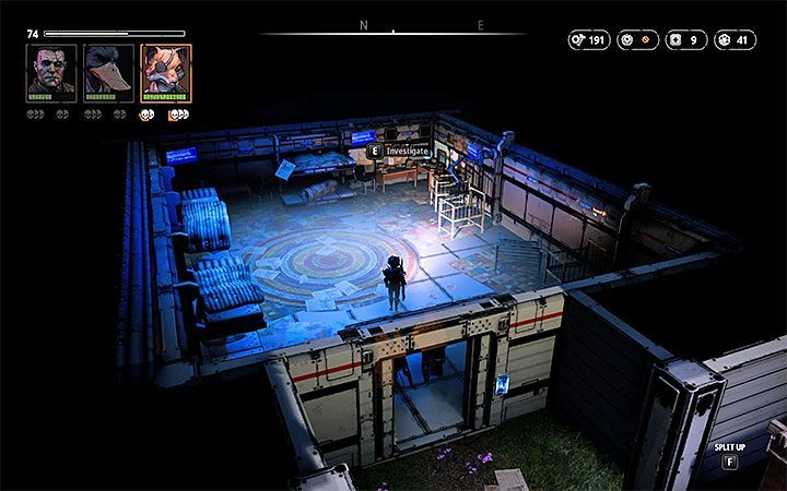 You dont have to use the sneaking mode or look carefully into further rooms or areas in Eden, because you wont meet any opponents here - Eden | Mutant Year Zero Road to Eden World Atlas - World Atlas - Mutant Year Zero Road to Eden Guide