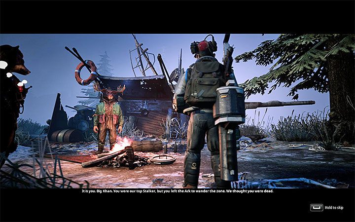 Not far from where you can start exploring the map you will find the Big Khan camp - Water Risers | World Atlas and walkthrough for Mutant Seed of Evil DLC - World Atlas - Mutant Year Zero Road to Eden Guide