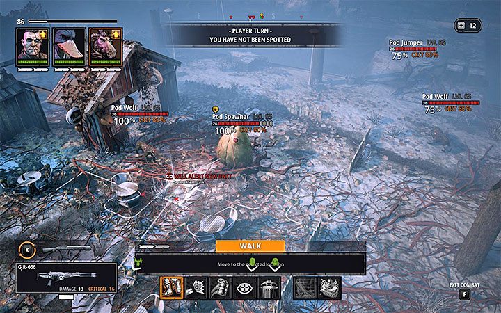 The second battle will take place shortly after reaching the ship with the inactive tank on board (you can still watch it and listen to the commentary) - Water Risers | World Atlas and walkthrough for Mutant Seed of Evil DLC - World Atlas - Mutant Year Zero Road to Eden Guide