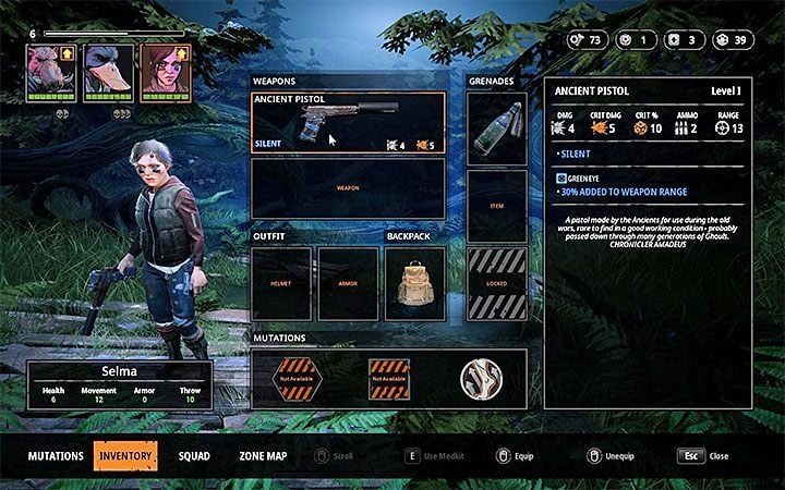 1 - Party Members available in Mutant Year Zero Road to Eden - Basics - Mutant Year Zero Road to Eden Guide