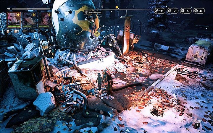 Magnus can join your party once you enter House of Bones - Party Members available in Mutant Year Zero Road to Eden - Basics - Mutant Year Zero Road to Eden Guide