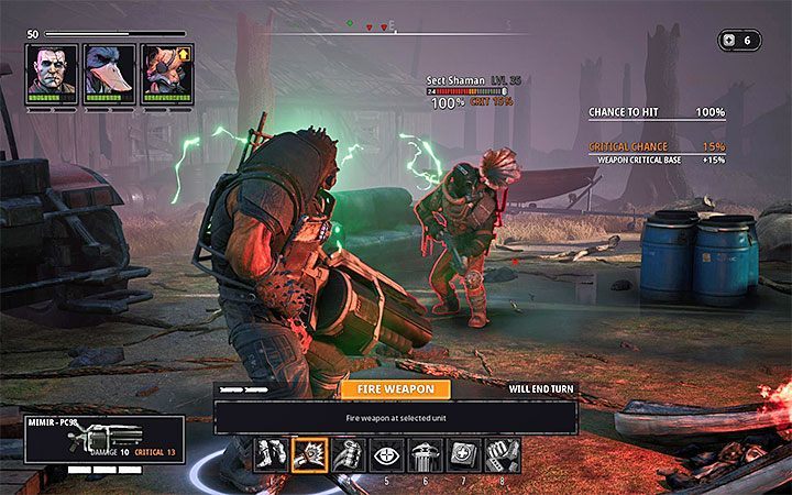 Apart from attacking the team, the Shamans can call for reinforcements on the battlefield - Dealing with difficult opponents in Mutant Year Zero Road to Eden - Basics - Mutant Year Zero Road to Eden Guide