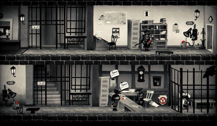 To distract the guard at the bottom, switch to the boy and shake the bars. - Chapter 5 - Youre not alone anymore - My memory of Us Walkthrough - Walkthrough - My memory of Us Guide