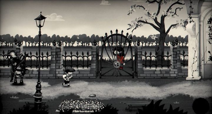 You can stand as the girl next to the gate. You must obtain the key to open the passage. - Chapter 8 - Changes, changes, changes - My memory of Us Walkthrough - Walkthrough - My memory of Us Guide