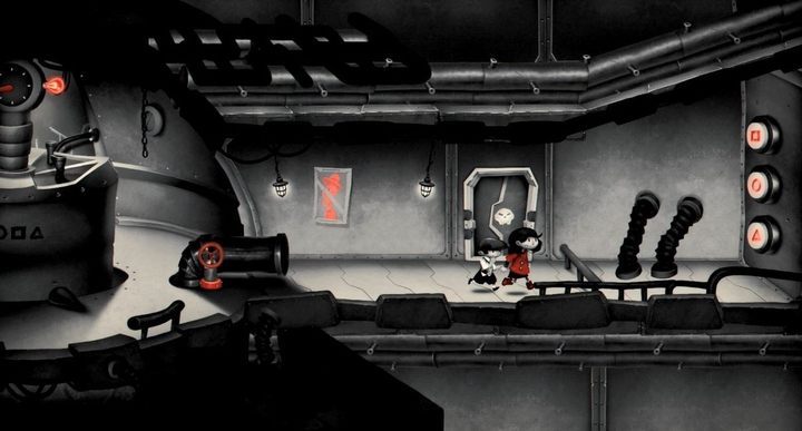 Here you must use the slingshot to shoot the symbols in the order shown on the chamber in the middle of the corridor: square, circle, square, triangle. - Chapter 11 - Inside the Lions Den - My memory of Us Walkthrough - Walkthrough - My memory of Us Guide