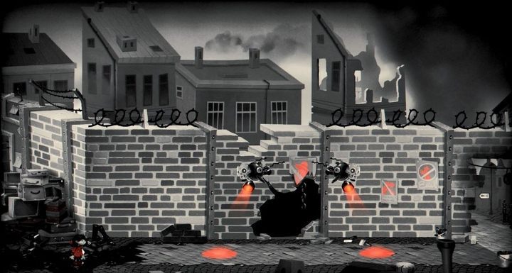 The picture depicts a hard sequence in which you must take advantage of the dead zones of your enemies. - Chapter 16 - The Return - My memory of Us Walkthrough - Walkthrough - My memory of Us Guide