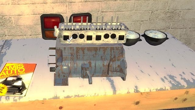 CYLINDER HEAD has a lot of them already. - Engine and Gearbox of the Satsuma car | My Summer Car - Assembling the Satsuma car - My Summer Car Guide