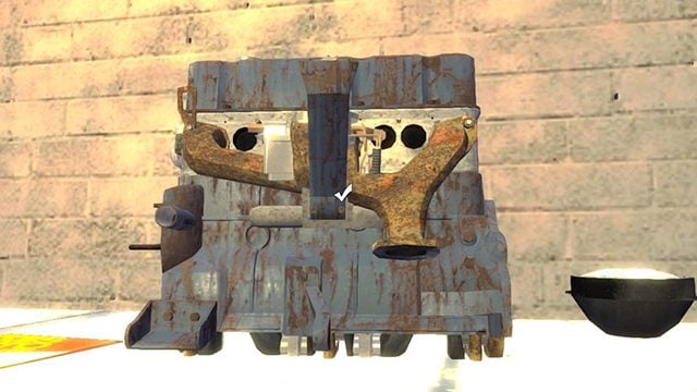 Screw it with four 8mm nuts - Engine and Gearbox of the Satsuma car | My Summer Car - Assembling the Satsuma car - My Summer Car Guide