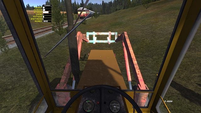 After a while, you will reach the next intersection of tracks and roads - turn left to get on the road - Ruscko car | Playable vehicles in My Summer Car - Playable vehicles - My Summer Car Guide