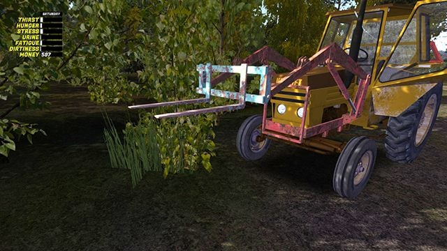 By raising the fork, you will avoid this problem. The fork is useful for lifting wrecks. - Kekmet tractor | Playable vehicles in My Summer Car - Playable vehicles - My Summer Car Guide
