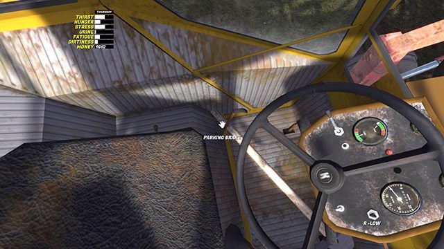 Use the hand brake before exiting the cab. - Kekmet tractor | Playable vehicles in My Summer Car - Playable vehicles - My Summer Car Guide