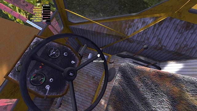 Diff lock can help you get out of a difficult situation. - Kekmet tractor | Playable vehicles in My Summer Car - Playable vehicles - My Summer Car Guide