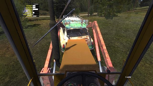 The fork will help you remove heavy wrecks. - Kekmet tractor | Playable vehicles in My Summer Car - Playable vehicles - My Summer Car Guide