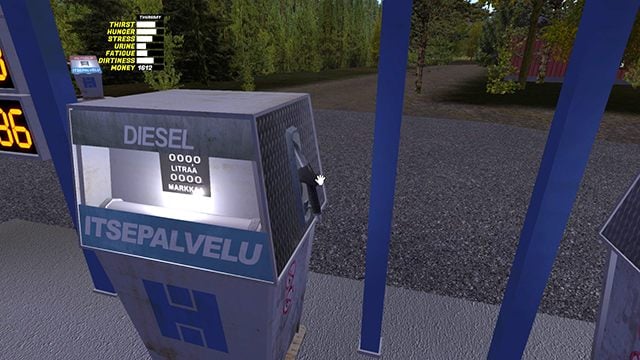Take the pump gun that says DIESEL. - Kekmet tractor | Playable vehicles in My Summer Car - Playable vehicles - My Summer Car Guide