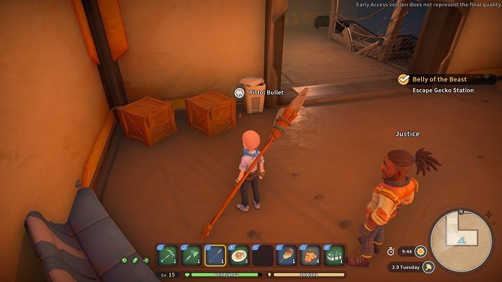 Collect the ammo in the room and move forward - My Time at Sandrock: Belly of the Beast - walkthrough - Main missions - My Time at Sandrock Guide, Walkthrough