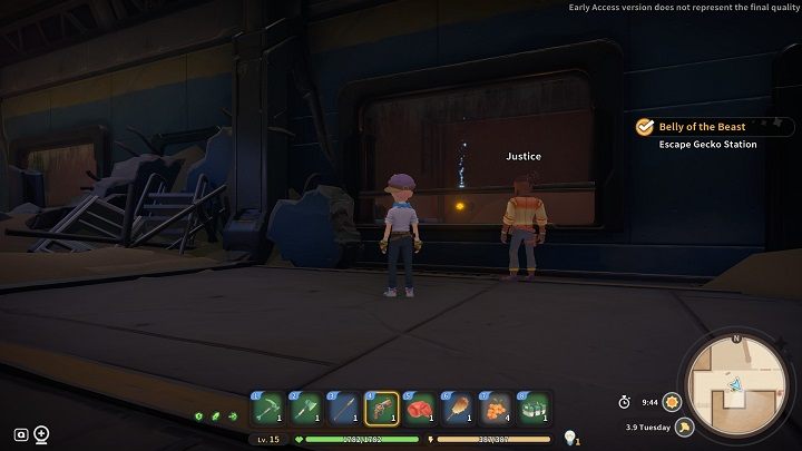 Walk through the door - My Time at Sandrock: Belly of the Beast - walkthrough - Main missions - My Time at Sandrock Guide, Walkthrough