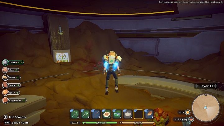 The ruins are covered with sand and rubble, meaning you'll have to do a lot of digging - My Time at Sandrock: Abandoned Ruins - Basics - My Time at Sandrock Guide, Walkthrough