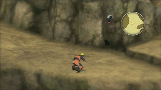 A treasure attached to a parachute. - Island Exploration - Rank D - Ninja World Tournament - Rank D - Naruto Shippuden: Ultimate Ninja Storm Revolution - Game Guide and Walkthrough