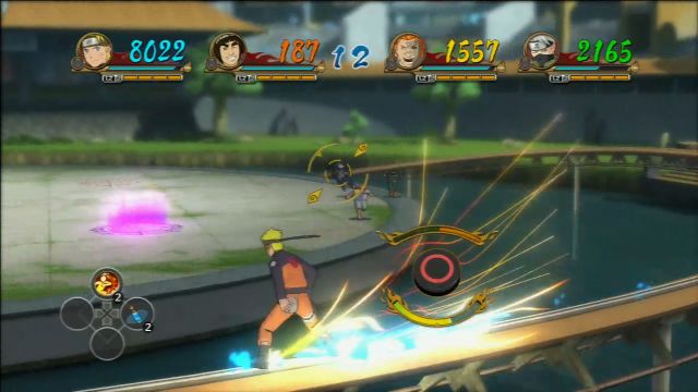 ... and on a horizontal one. Use them as often as you can! - Mecha-Naruto - qualifying round - Ninja World Tournament - Mecha-Naruto Story - Naruto Shippuden: Ultimate Ninja Storm Revolution - Game Guide and Walkthrough