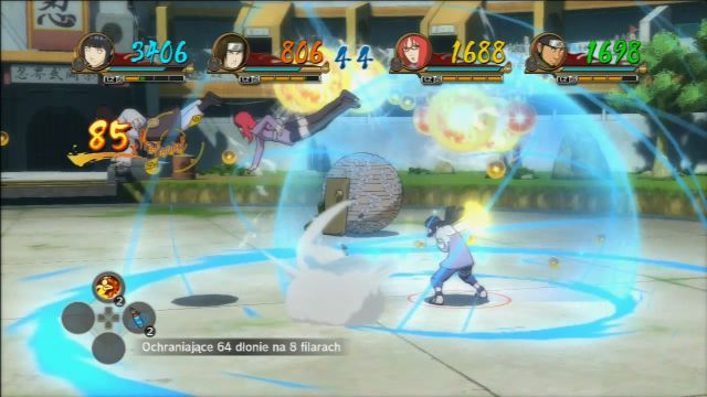 Hinatas Jutsu allow you to attack multiple foes at once, dropping, literally, a sea of Battle Orbs. - Mecha-Naruto - qualifying round - Ninja World Tournament - Mecha-Naruto Story - Naruto Shippuden: Ultimate Ninja Storm Revolution - Game Guide and Walkthrough