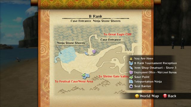 Rank B area. - Introduction - Ninja World Tournament - Rank B - Naruto Shippuden: Ultimate Ninja Storm Revolution - Game Guide and Walkthrough
