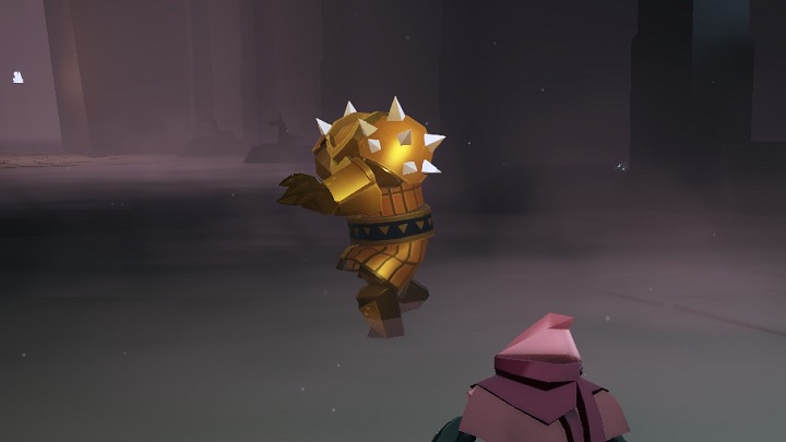 The screenshot presents how one of the enemies looks like - Objectives - Gameplay mechanics - Necropolis Game Guide